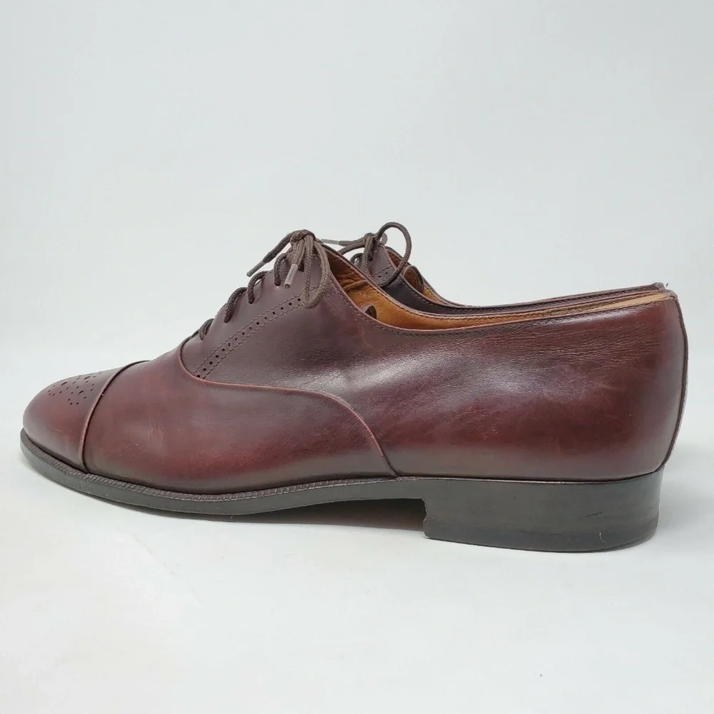 Salvatore Ferragamo Men's 8.5 D Cap Toe Shoe